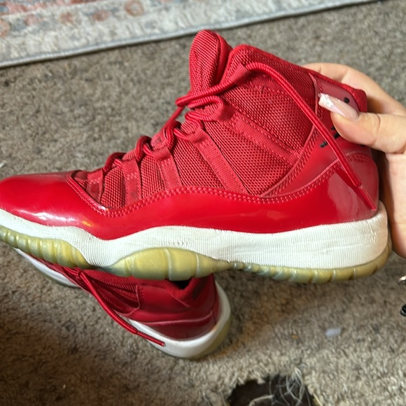 Red air Jordan 11s - Picture 6 of 13